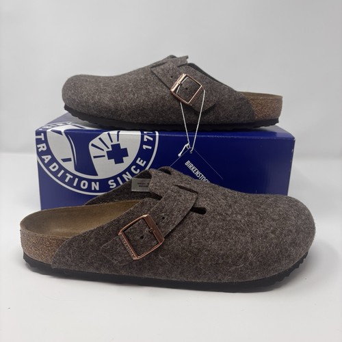 Birkenstock boston cocoa wool - birkenstock,