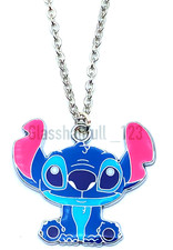 Stitch Necklace Lilo & Stitch 18" Chain Girls Charm Necklace Pendant Gift Bag