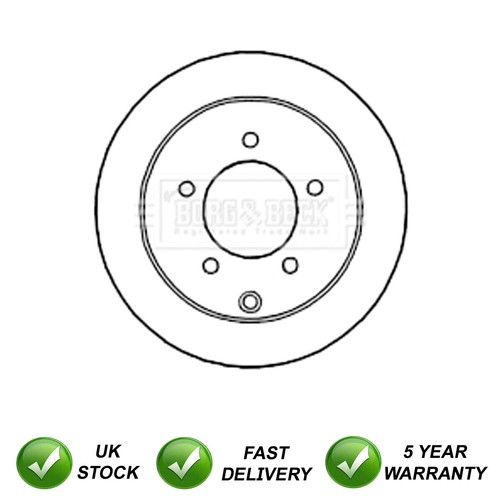 Brake disc rear sjr fits - rear,
