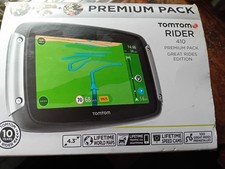 TOMTOM RIDER 410 SAT NAV GREAT RIDES EDITION LIFETIME WORLD MAPS AND SPEED CAMS.
