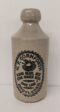W.F CornForth Droylsden Pictorial Stoneware Manchester Ginger Beer Bottle
