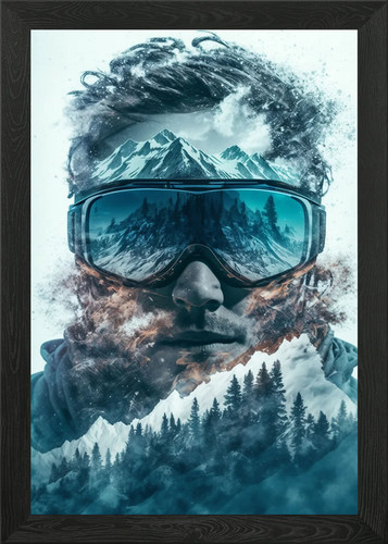 Ski vintage skiing - vintage, wall