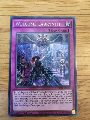 Welcome labrynth card - yu-gi-oh,