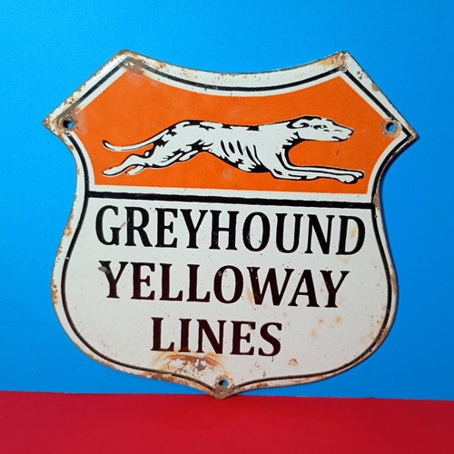 Vintage greyhound yelloway - greyhound,