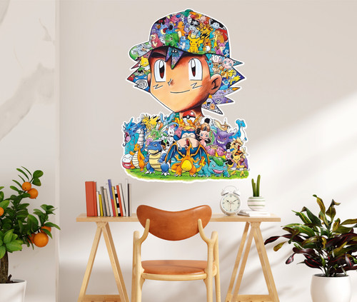 Pokemon bedroom wall sticker - pokemon,