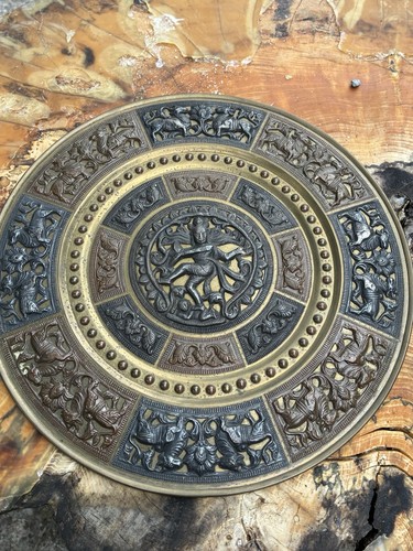 Vintage indian brass nataraja - vintage,