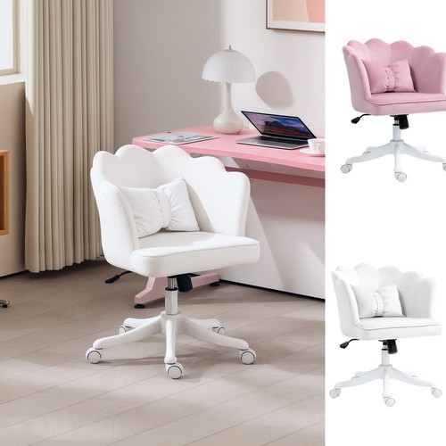 Velvet office chair petal - w/,