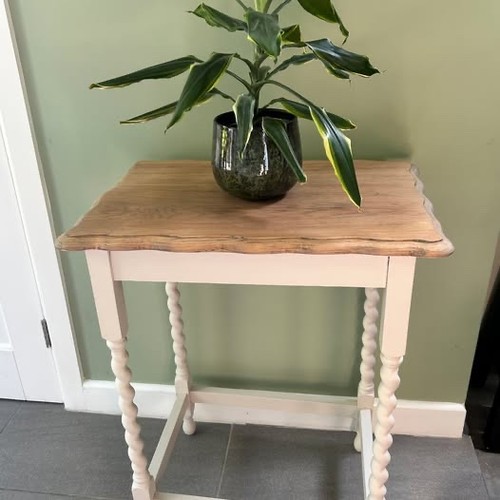 Vintage solid oak barley twist - solid,