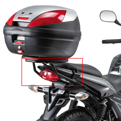 Luggage rack givi honda - [givi],