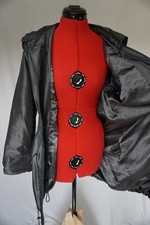 VTG Charcoal Gray Hooded Nylon