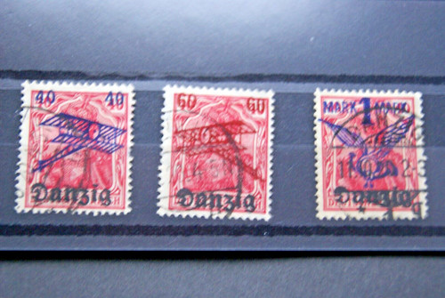 German stamps 1920 danzig - german,