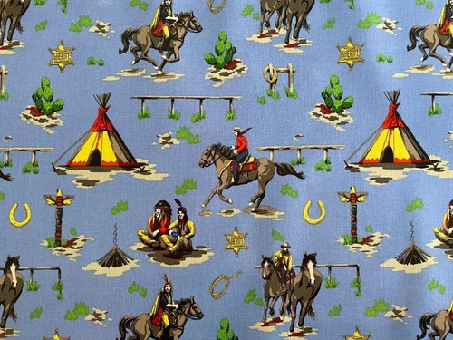 Oilcloth coated wild west - pu,