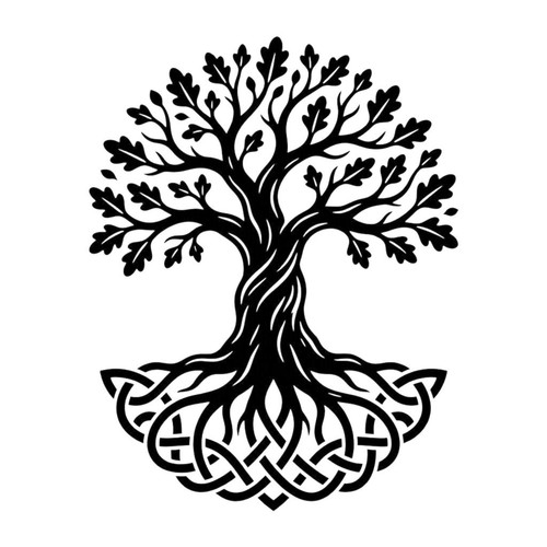 Oak tree sticker celtic - tree,