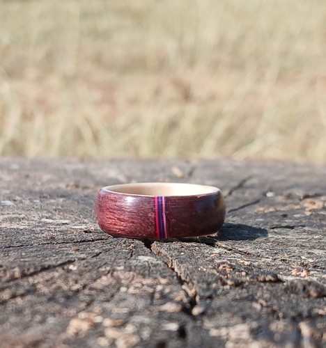 Handcrafted willow and purple - and,