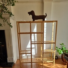 Wood plant stand Indoor Garden Outdoor approx W 45  x H 55 in height Shelf Rack