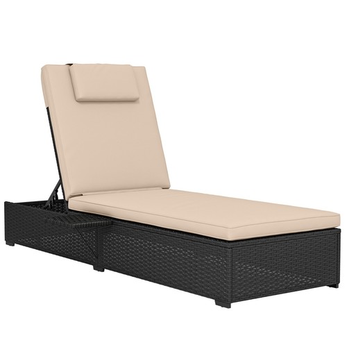 Outsunny rattan sun - outsunny, lounger