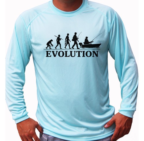 Evolution fisherman fishing - evolution,
