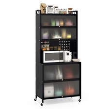 COSTWAY 6-Tier Kitchen Pantry