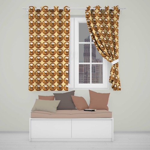 Blackout eyelet curtains - blackout,