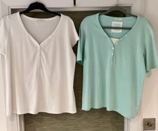 Bundle M&S sz 20 2 x Tops AQUA