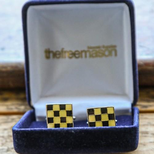 Vintage masonic cufflinks - masonic, the