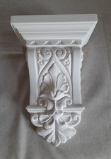 Pair of victorian carved detail plaster corbels made from a original design