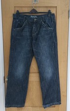 Mens Y2K Bench Wide Leg Dark