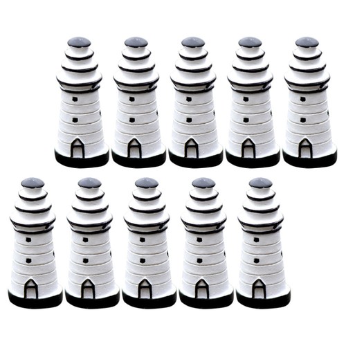 10pcs miniature lighthouse - 10pcs,