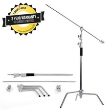 LENCARTA Professional Heavy Duty Stainless Steel Century Stand 305cm 120cm Boom