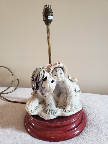 Capodimonte figural lamp - figural,