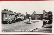 Aysgarth Village & War Memorial Yorkshire Vintage Frith’s Postcard