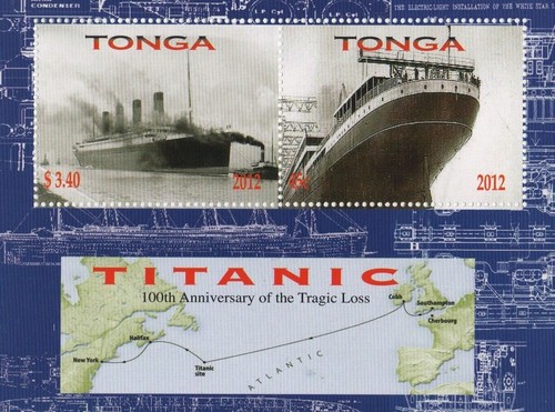 Titanic 2012 mnh stamp - 2012,