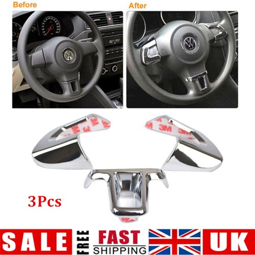 Steering wheel chrome inserts - steering,