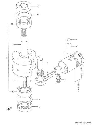 Suzuki genuine bearing - suzuki,