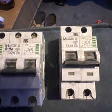 Moeller FAZ-2-C6 C6 6A Double Pole MCB