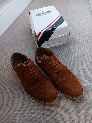 Lambretta mens suede brouge - lambretta,