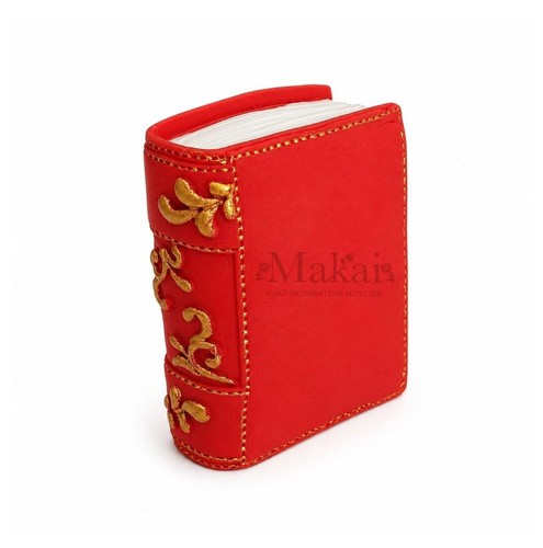 Red magic spell book - magic, fondant