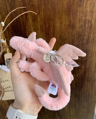Jellycat pink dragon - dragon, plush