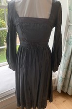 Noa Noa  Imagine Grey Silk Dress M (UK 12)