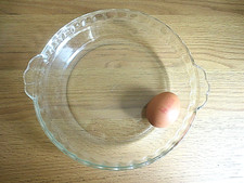 Pyrex Pie Dish Flan Quiche Baking Round Fluted Edge 8.5 inch VGC Retro Vintage