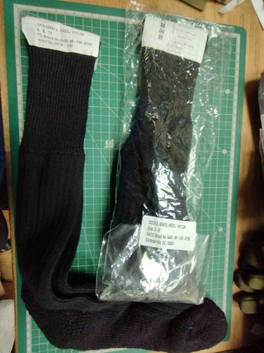 Black army combat socks - black,