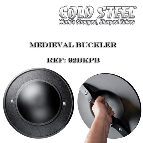 Cold steel medieval buckler - steel,
