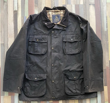 P G Field Wax Outwear Jacket Coat 2XL Black Shooting Field Zip Up Corduroy XXL