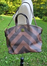 Vtg dooney bourke chevron - vtg,
