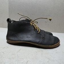 VIVOBAREFOOT GOBI WOMEN'S  LEATHER LACED UP TRAINERS BROWN SIZE UK9 EU43