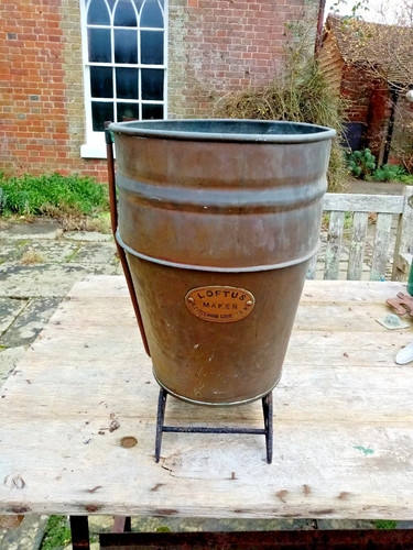 Champagne ice bucket copper - bucket.,