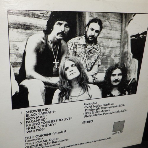 Black sabbath vinyl - black,