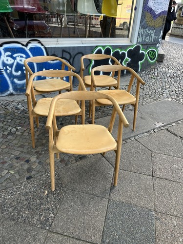 Hans wegner chair wooden frame - hans,