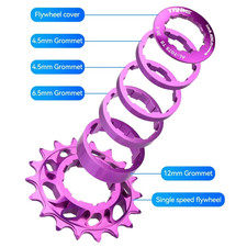 TANKE 18T Single Speed Conversion Kit HG Cassette Cog MTB Road Bike Freewheel