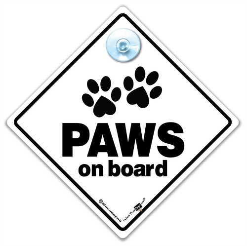 Paws board sign - paws,